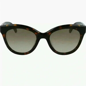 Longchamp LGP Monogram 54mm Cat Eye Sunglasses in Tortoise NWT